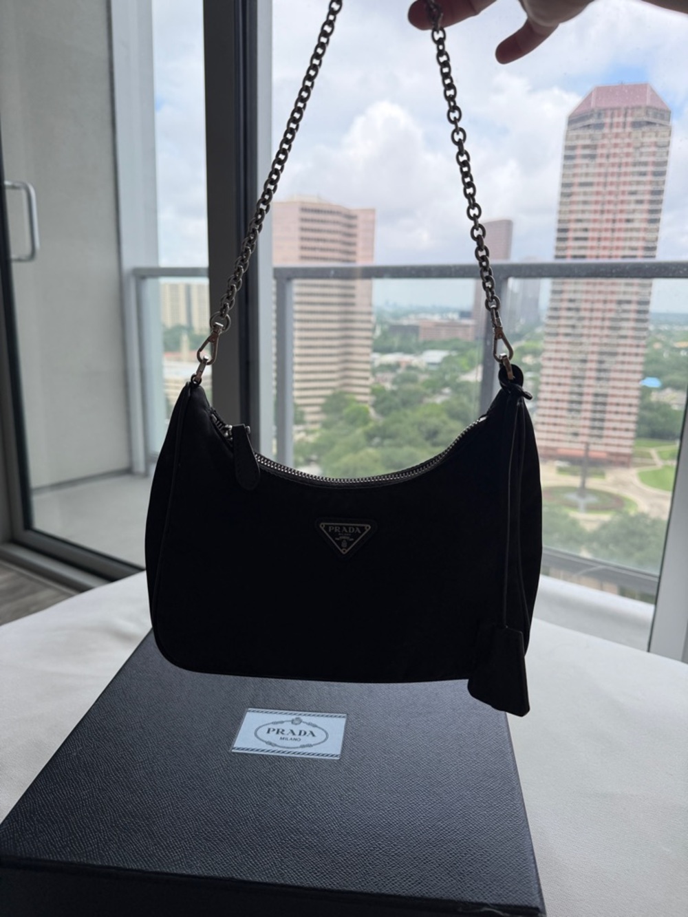 Prada Black Nylon Reedition Bag - Picture 10 of 10